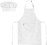 Aurya Kids Apron and Chef Hat Set-Adjustable Child Apron