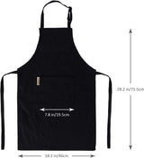 Aurya Kids Apron and Chef Hat Set-Adjustable Child Apron