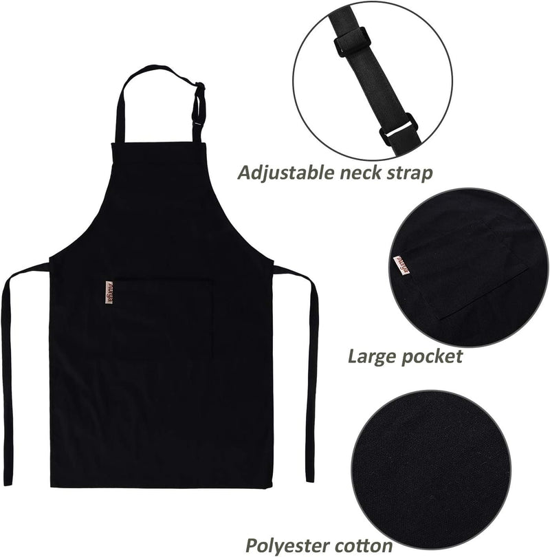 Aurya Kids Apron and Chef Hat Set-Adjustable Child Apron