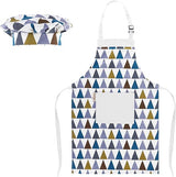 Aurya Kids Apron and Chef Hat Set-Adjustable Child Apron